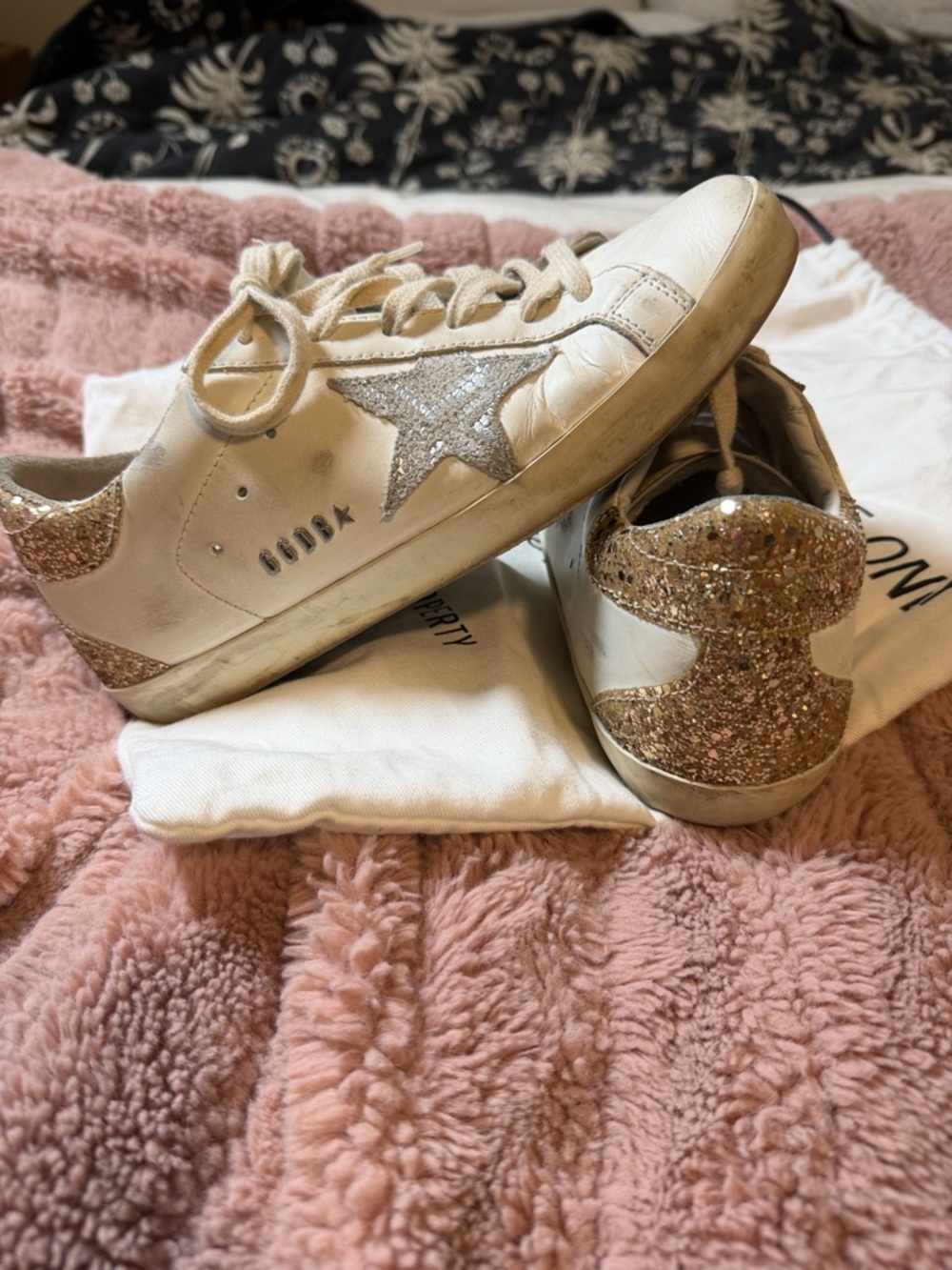 Golden Goose Glitter SuperStar Sneakers